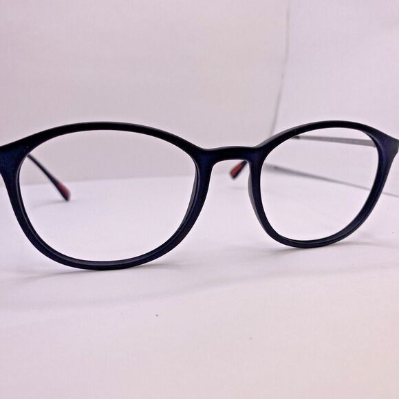 Prada Authentic Eyeglasses Frame VPS 04H DG0-1O1 53 [] 19 MM Rubber Matte Silver - Picture 5 of 12